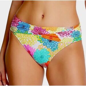 NWT Bleu Rod Beattie Sarong Hipster Bikini Bottom size 12 FRESH PICKS‎ Floral